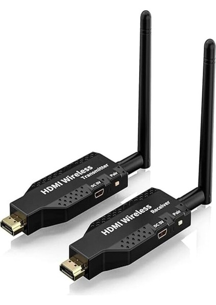 Kablosuz Hdmı Görüntü Aktarma Adaptörü Alıcı Verici 1080P 4K Hd Kablosuz HDMI Bağlantı Adaptörü