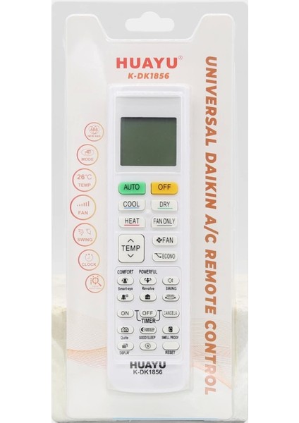 Unıversal Daıkın Akıllı Klima Kumandası K-DK1856 (4172)