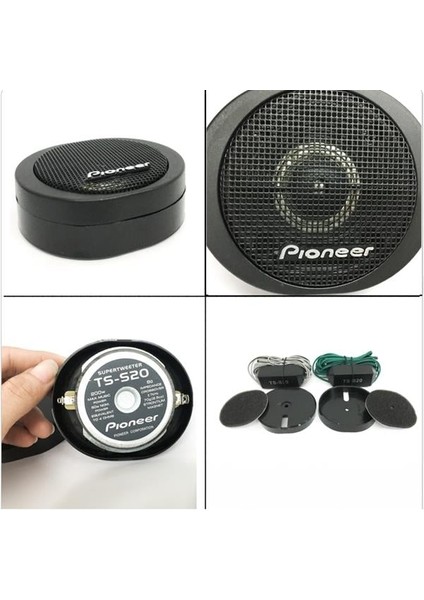 Pıoneer TS-S20 3/4 20MM 200 Watt Hard Dome Super Tweeter Tiz Hoparlör (2li Takım) fırsatları