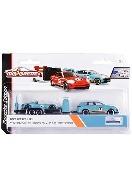 Porsche Cayenne Turbo S + 918 Spyder Model Araba