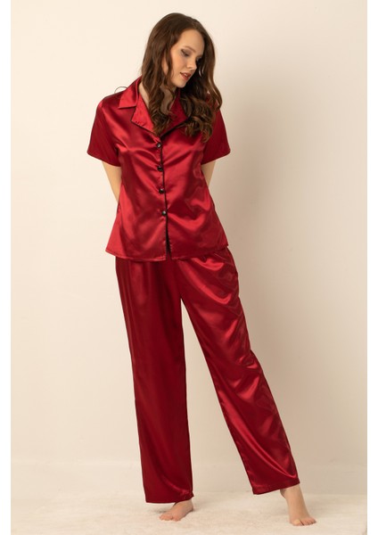 Bayan Saten Pijama Takımı fırsatları