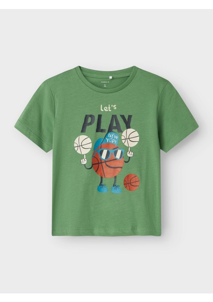 Ss Nreg Top Pb Çocuk Haki Tshirt 13238137-03