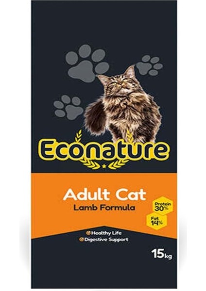 Kuzu Etli Yetişkin Kedi Maması 15kg Adult Cat Lamb Formula
