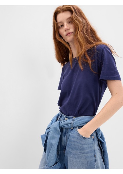 Organik Pamuklu Vintage T-Shirt