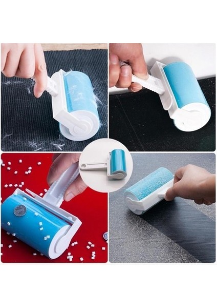 Yeni Nesil Yıkanabilir Pratik Tüy Ve Toz Toplama Rulosu Aparatı