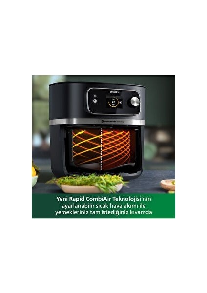 HD9880/90 7000 Serisi Combi Xxl Connected Yağsız Airfryer 8.3l fırsatları