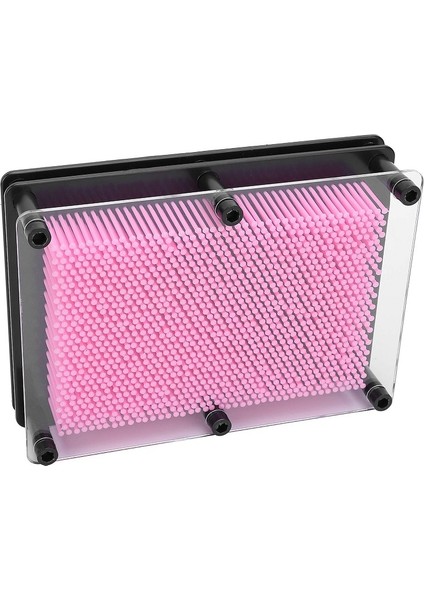 Küçük Boy 13X10 cm Pembe Pin Art Vıp Pink 3-Dimensional Pin Sculpture Pembe Pinart 3D Çivi Sanatı fırsatları