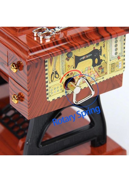 Dikiş Makinesi Görünümlü Müzik Kutusu - MCT6299-5975
