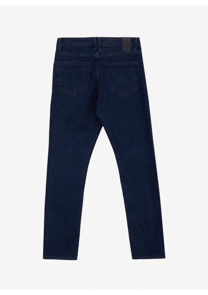 Normal Bel Normal Paça Slim Fit Lacivert Erkek Denim Pantolon F5SM-PNT 2769