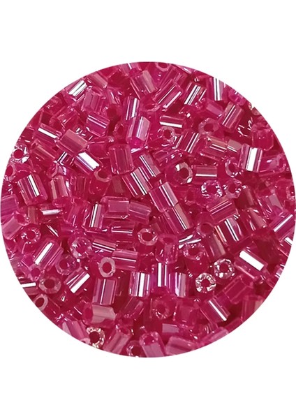Kesme Cam Boncuk 2mm - 60 Gram - Şeffaf Pembe - BNC382