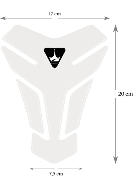 Triumph Motosikletler ile Uyumlu Universal Şeffaf Tank Pad GT01 fiyatları