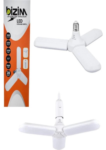 Bizim Pervane LED Ampul Beyaz 28W E27