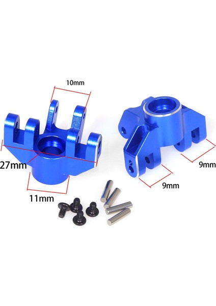 Rc Araba Yükseltme Ön Direksiyon Kupası Kiti 1/18 Mini Blue Için (Yurt Dışından)