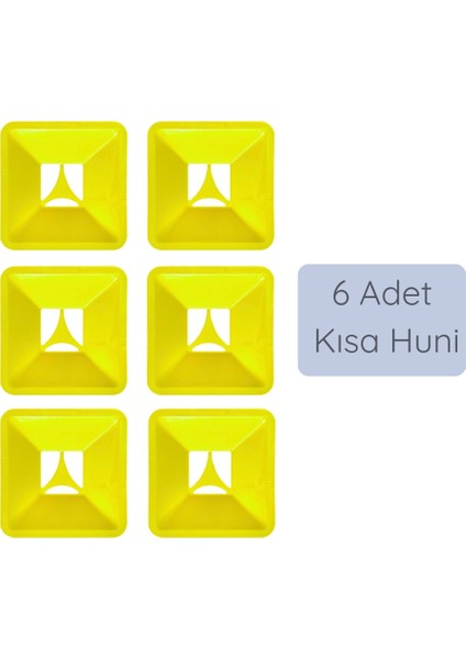 Antrenman Çanağı 6'lı Idman Çanağı Sarı