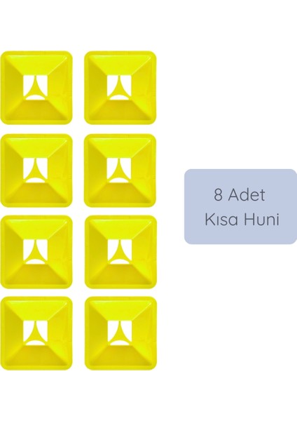 Antrenman Çanağı 8'lı Idman Çanağı Sarı