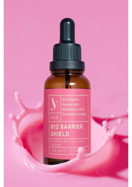 B12 Barrier Shield Serum Nemlendirici Etki 30 ml Hassas Ciltler İçin