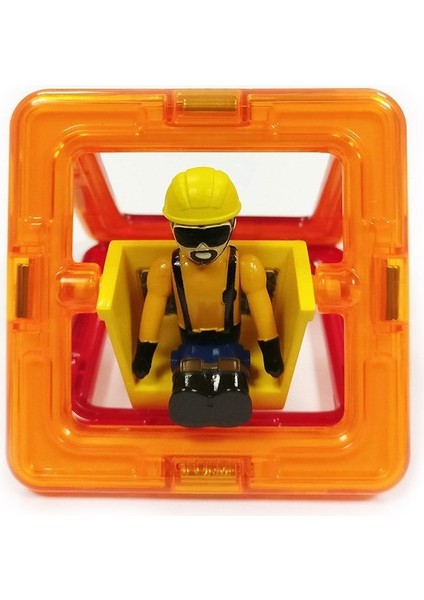 Mıknatıslı Mini Set - Construction Worker - 6 Parça