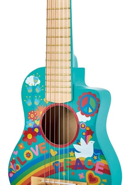 Flower Power Oyuncak Gitar