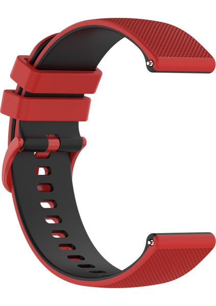 Samsung Galaxy Watch4 Clic 42MM Kırmızı+Siyah Için Silikon Saat Bandı (Yurt Dışından) fiyatları