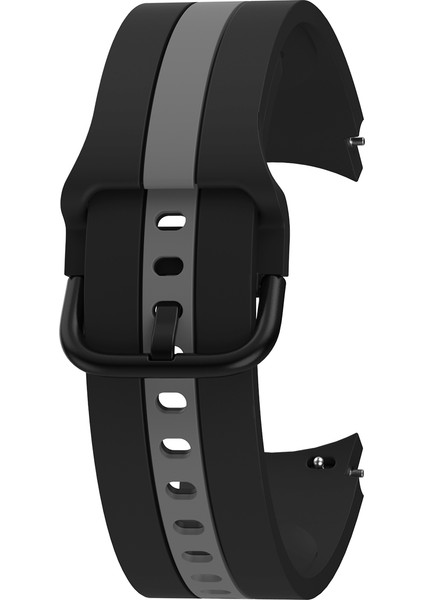 Samsung Galaxy Watch4 40/44MM Silikon Saat Bandı Siyah Gri (Yurt Dışından) modelleri
