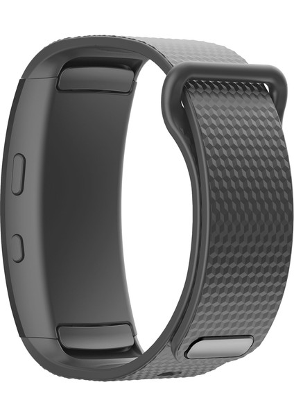 Samsung Gear Fit2 SM-R360 Için Silikon Saat Bandı, Bilek Kayışı Boyutu: 126-175MM Gri (Yurt Dışından) fiyatları