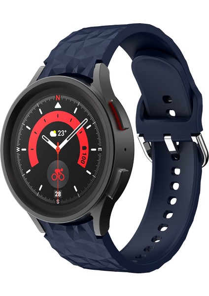 Samsung Galaxy Watch 5 / Watch 5 Pro Gece Mavisi Için Silikon Watch Band (Yurt Dışından)