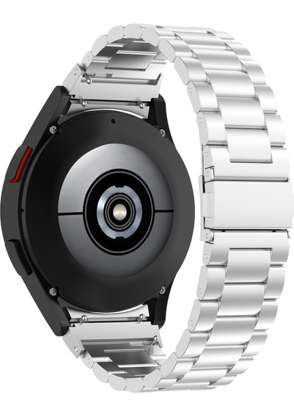 Samsung Galaxy Watch 7 40 / 44MM Gümüş Için Üç Boncuklu Metal Kayış (Yurt Dışından) fiyatları