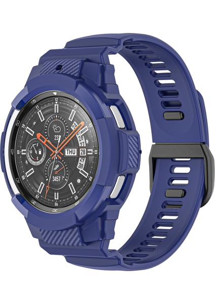 Silikon Kordonlu Saat Samsung Galaxy Watch4 Clic 42MM Samsung Galaxy Watch4 Classic 42MM Gece Mavisi (Yurt Dışından)