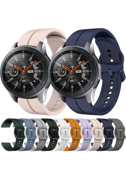Samsung Galaxy Watch 46MM Amber Sarı Için Silikon Watch Band (Yurt Dışından)