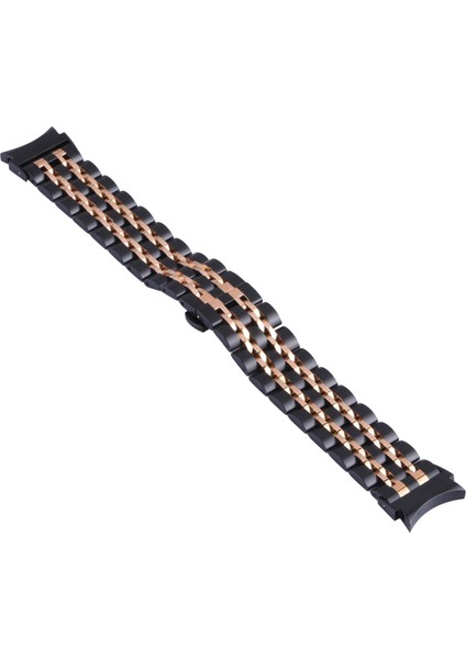 Samsung Galaxy Watch4 40MM/44MM Siyah Gül Altın Için Paslanmaz Çelik Kayış (Yurt Dışından) fiyatları