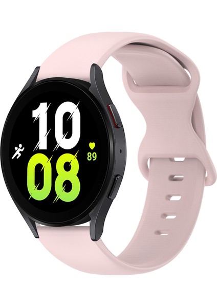 Samsung Galaxy Watch 5 44MM Pembe Için Silikon Watch Band (Yurt Dışından)