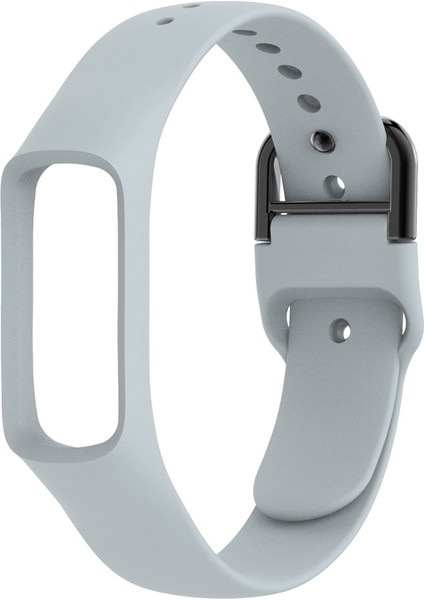 Galaxy Fit-E Gri Için Saf Renkli Silikon Bilek Kayışı Kordonlu Saat (Yurt Dışından)