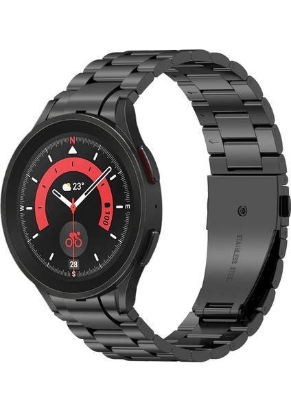 Samsung Galaxy Watch 5 Pro Siyah Için Metal Kayış (Yurt Dışından)