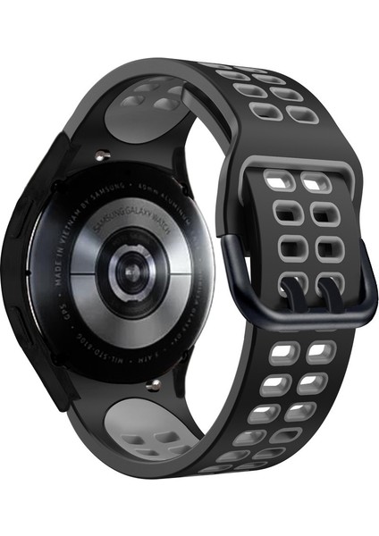 Samsung Galaxy Watch 5 Pro 45MM Siyah+Gri Için Silikon Watch Band (Yurt Dışından) fiyatları