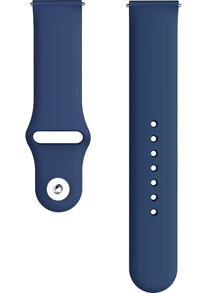 Samsung Galaxy Watch Active2 Için Bluetooth Sürümü 40MM Akıllı Saat Düz Renk Silikon Watch Band Mavi (Yurt Dışından) fiyatları