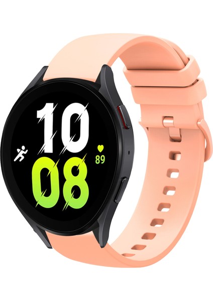 Samsung Galaxy Watch5 40MM Pembe Için Silikon Saat Bandı (Yurt Dışından)