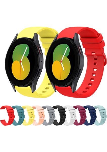 Samsung Galaxy Watch5 40MM Pembe Için Silikon Saat Bandı (Yurt Dışından) fırsatları