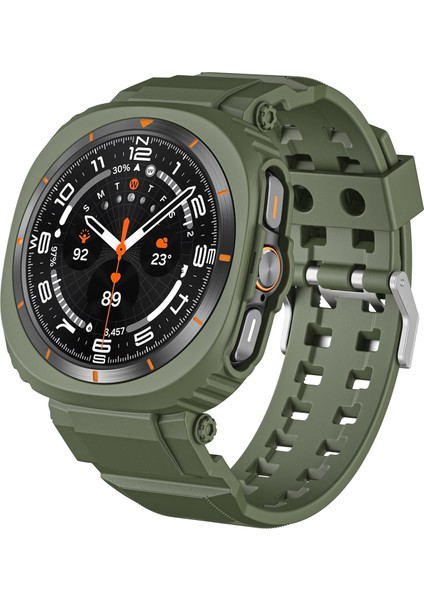 Samsung Galaxy Watch Ultra 47MM Ordu Yeşili Için Tpu Kayış (Yurt Dışından)