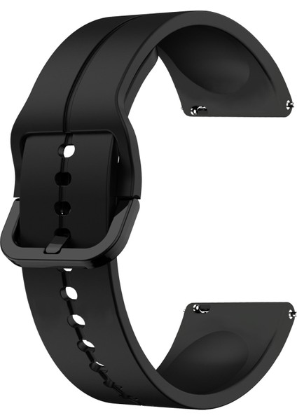 Samsung Galaxy Watch 6 40MM Siyah Için 20MM Silikon Kayış (Yurt Dışından)