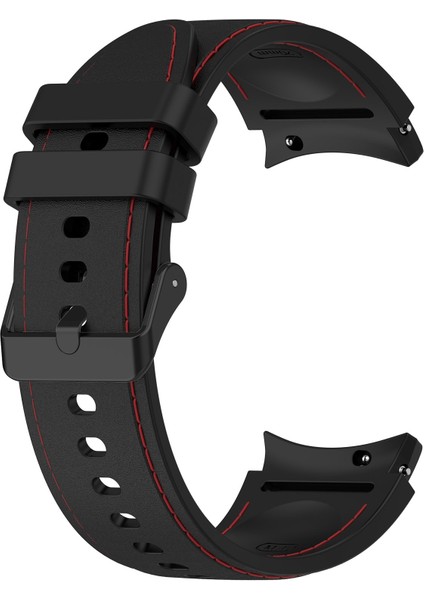 Samsung Galaxy Watch5 / Watch5 Pro / Watch4 Siyah+Kırmızı Için Watch Band (Yurt Dışından) fiyatları