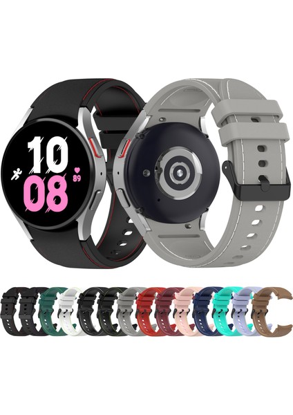 Samsung Galaxy Watch5 / Watch5 Pro / Watch4 Siyah+Kırmızı Için Watch Band (Yurt Dışından) modelleri