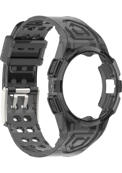 Samsung Galaxy Watch5 40MM Şeffaf Siyah Için Silikon Watch Band (Yurt Dışından) modelleri