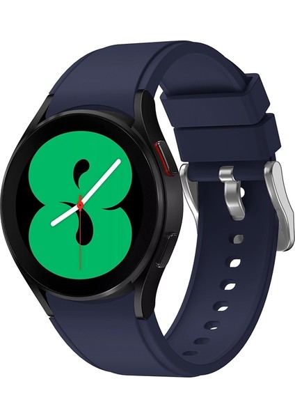 Samsung Galaxy Watch4 Classic Için Silikon Kayış 46MM Gece Mavisi (Yurt Dışından)