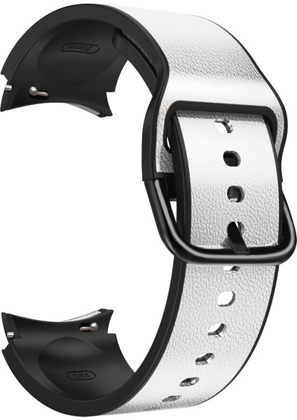Samsung Galaxy Watch 4 40MM Açık Gri Için 20MM Silikon Kayış (Yurt Dışından)
