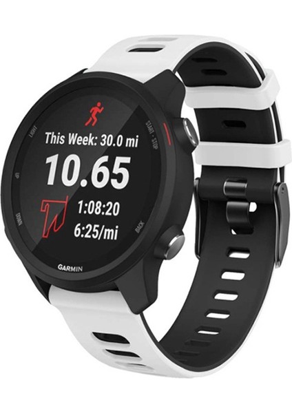 Huawei Watch GT2E Silikon Bilek Kayışı 20MM Beyaz+Siyah (Yurt Dışından) modelleri