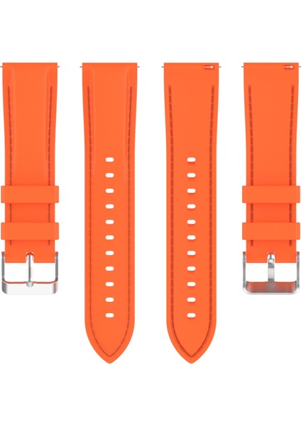 Samsung Galaxy Watch 3 41MM 20MM Silikon Kordonlu Saat Turuncu (Yurt Dışından) fiyatları