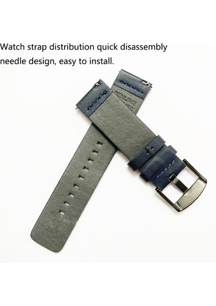 Samsung Galaxy Watch 4 Classic Için Deri Saat Kayışı 42MM Siyah (Yurt Dışından)