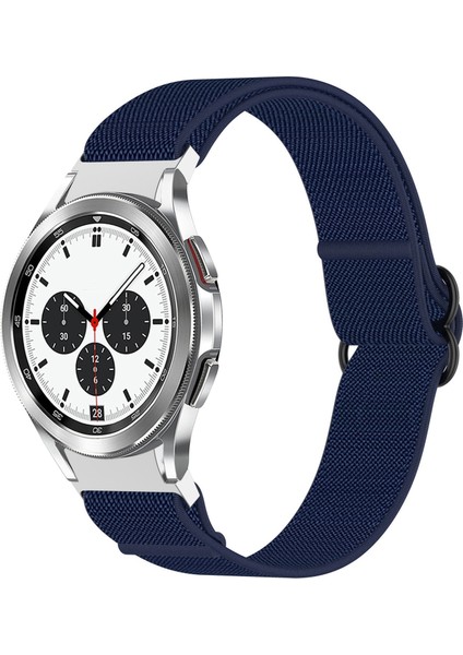 Naylon Watch Band Samsung Galaxy Watch 4 Için Clic 42MM Samsung Galaxy Watch 4 Classic Için 42MM Mavi (Yurt Dışından)