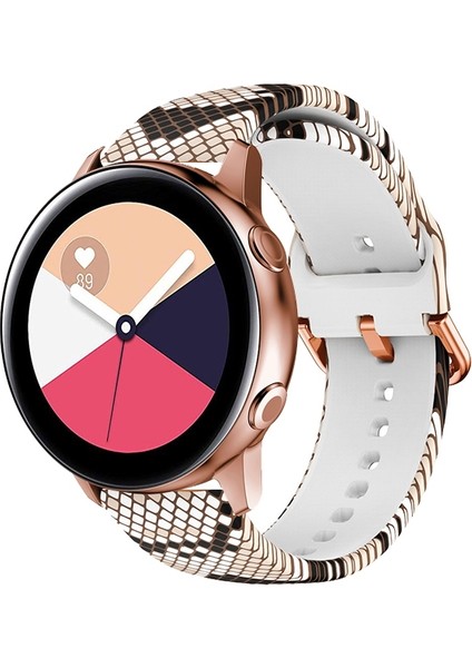 Samsung Galaxy Watch 46MM Yılan Derisi Dokusu Için Silikon Kordonlu Saat (Yurt Dışından) fiyatları