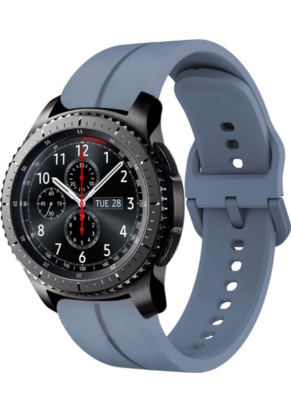 Samsung Gear S3 Frontier Mavi Için Silikon Watch Band (Yurt Dışından)